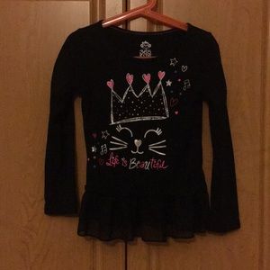"Life is beautiful" girls top